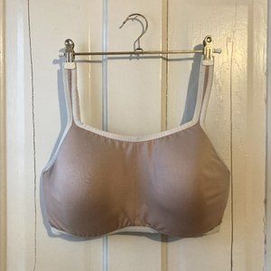 Natori Yogi Contour Convertible Sports Bra 36DDD Light Mocha/Light Ivory